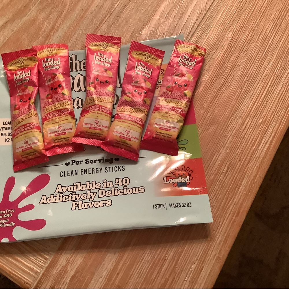 Strawberry Lemonade Energy Sticks - Pink